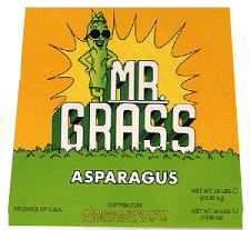 Asparagus Shipper Label
