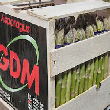Wooden Crate Used to Ship Asparagus
