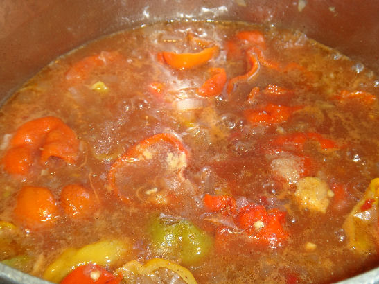 Cooking hot sauce