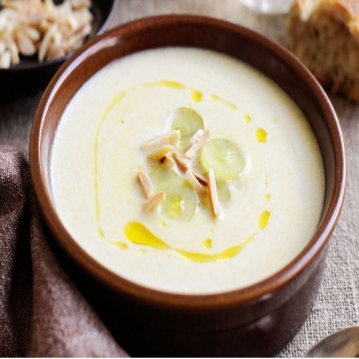 Image of Ajoblanco de Malaga, Garlic Soup with Grapes