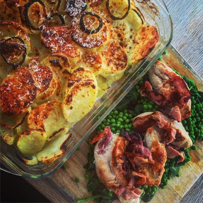 Image of Potato Gratin with Chicken