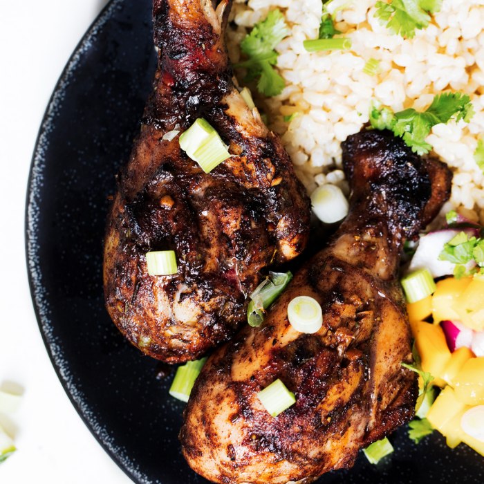 Image of Jerk chicken with rice & peas