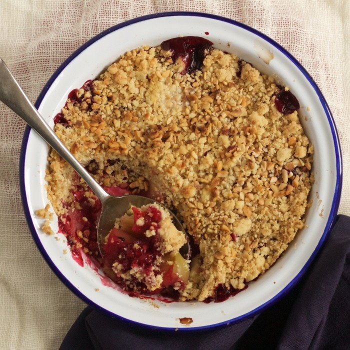 Image of Apple & Blackberry Crumble