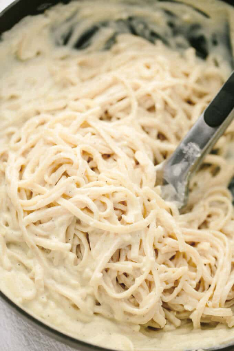 low fat alfredo