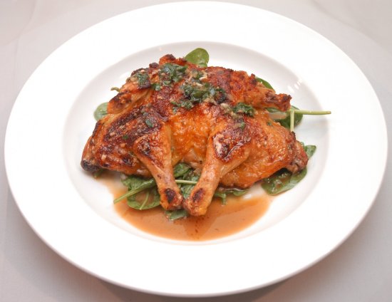 Cornish Hen Under a Brick
