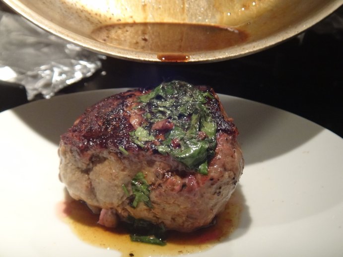 Plated Steak Ready to Eat!