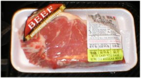 Supermarket Strip Steak